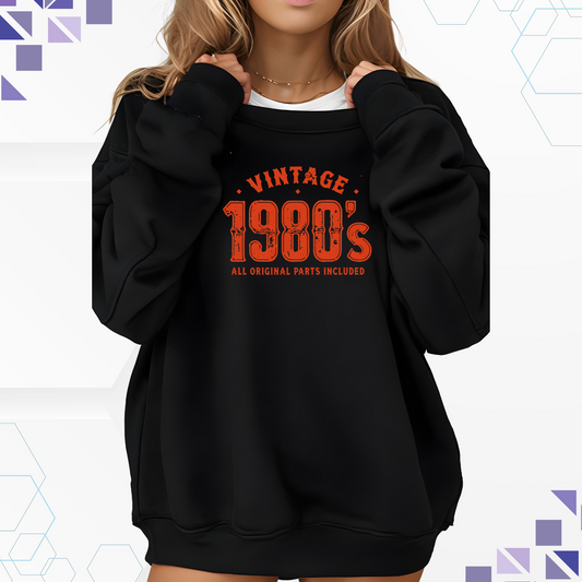 Vintage Retro 1980 Style Sweatshirt