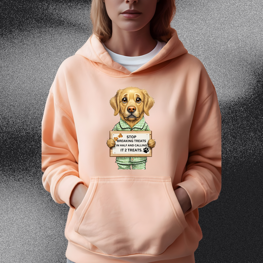 Hoodie Dog Treats Funny Pet Lover Hooded Sweatshirt For Her