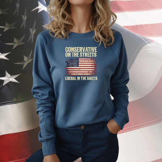 Political Sweatshirt Conservative Liberal Gift Shirt