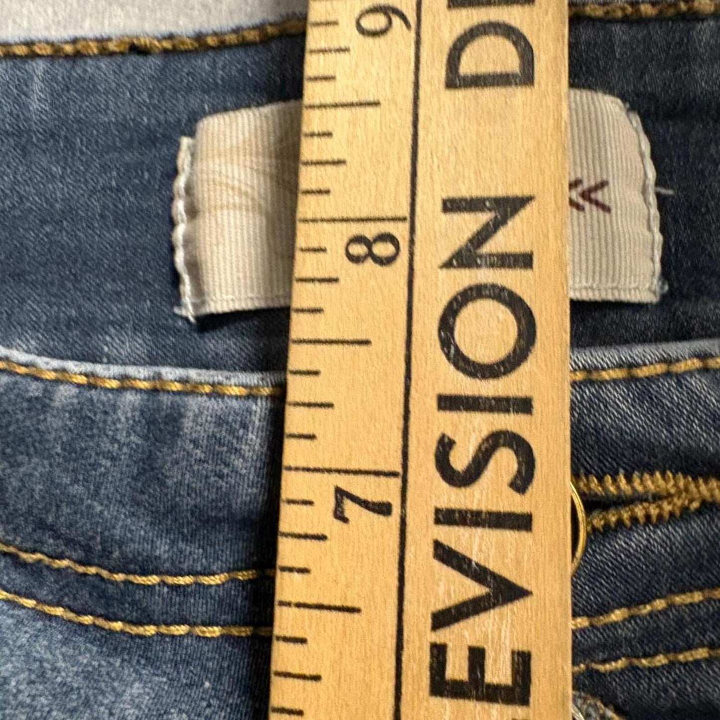 Rewind Skinny Jeans Womens Size 5 Blue Denim Double Button Stretch