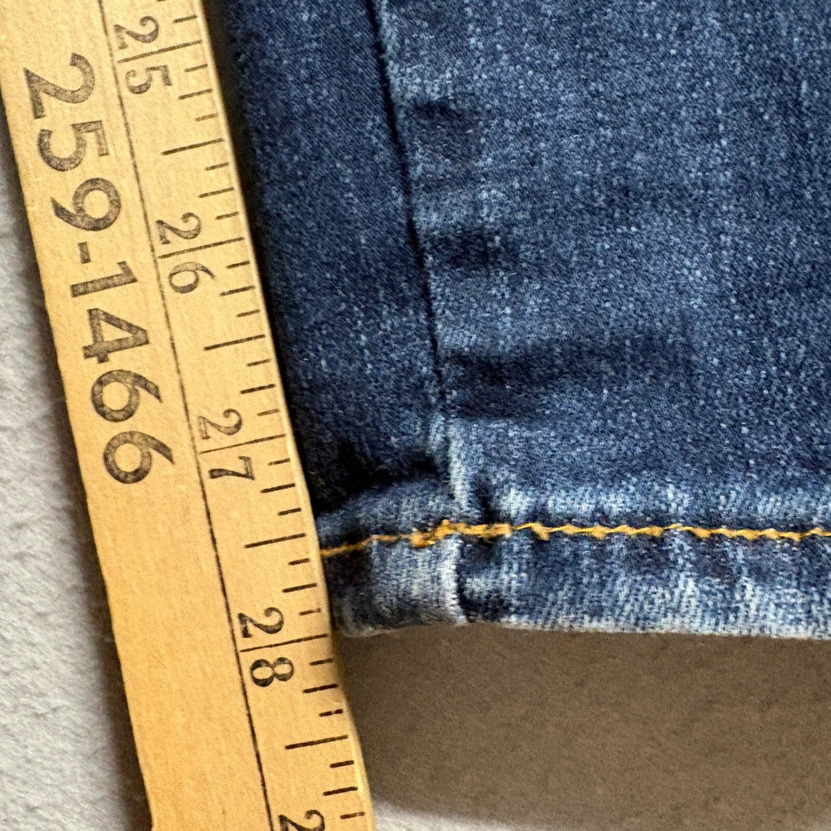 FRAME Le One Skinny Jeans Womens Size 2 Blue Stretch Denim High Rise Flaw