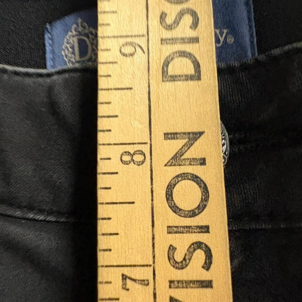 Democracy Ab solution Black Jeans Womens Size 2P Petite Slim Straight Stretch