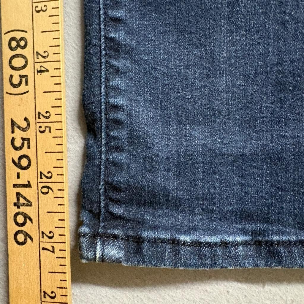 Democracy Ab Solution Jeans Womens 6P Blue Denim Straight Leg Stretch Petite