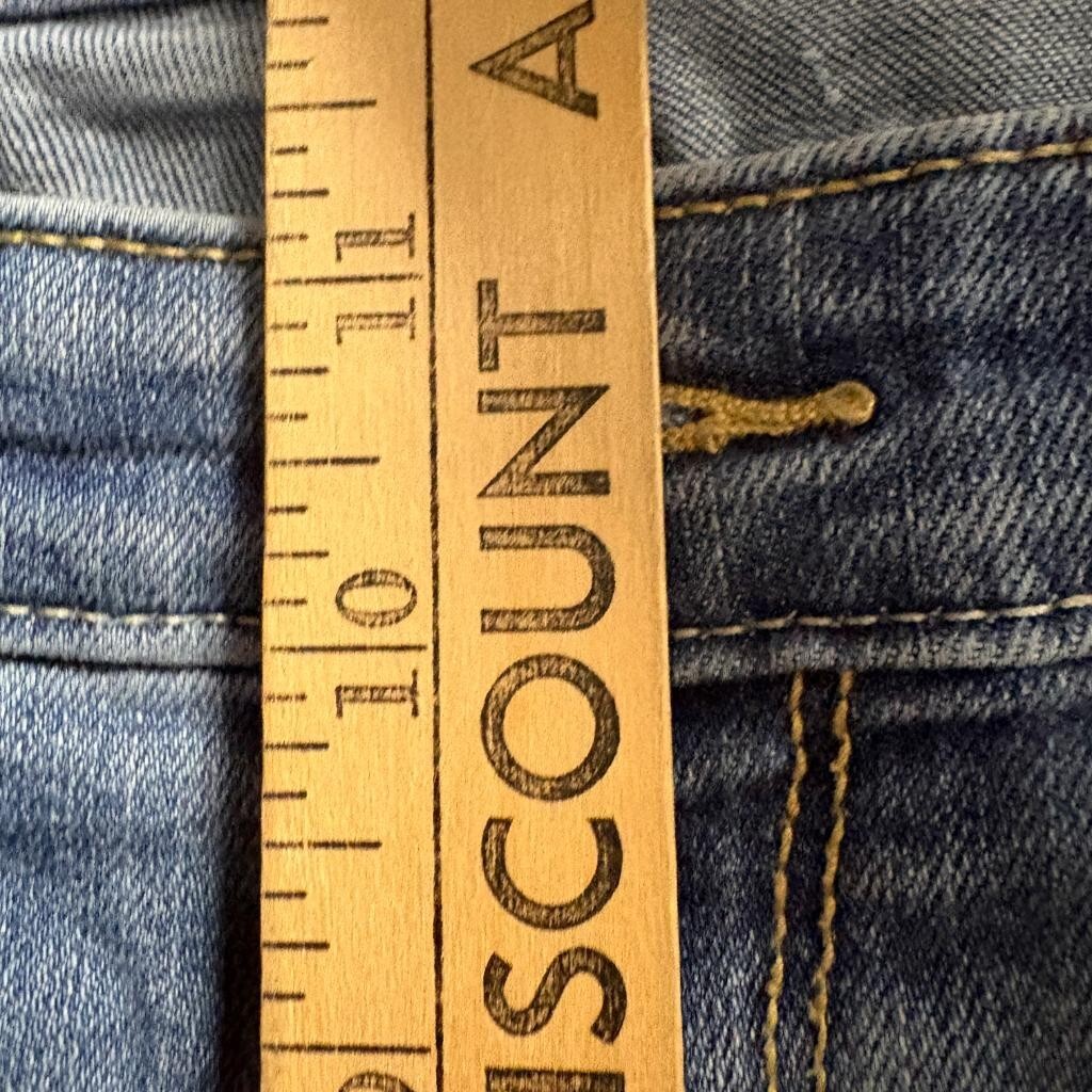 Arizona Jean Co Womens Bootcut Jeans Size 21 Mid Rise Blue Denim Stretch