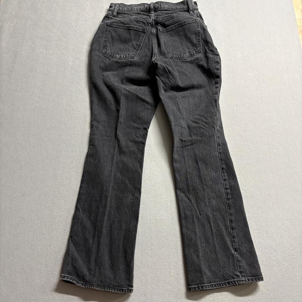 Abercrombie & Fitch 70s Vintage Flare Jeans Womens 27 4S Black Ultra High Rise
