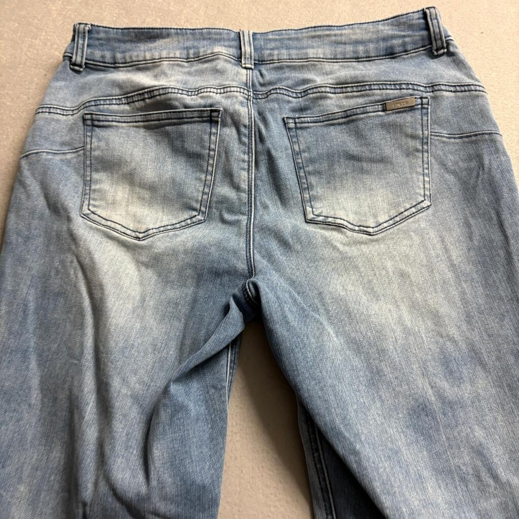 Chicos So Lifting Jeans Womens 1 Regular Blue Denim So Slimming Straight Leg