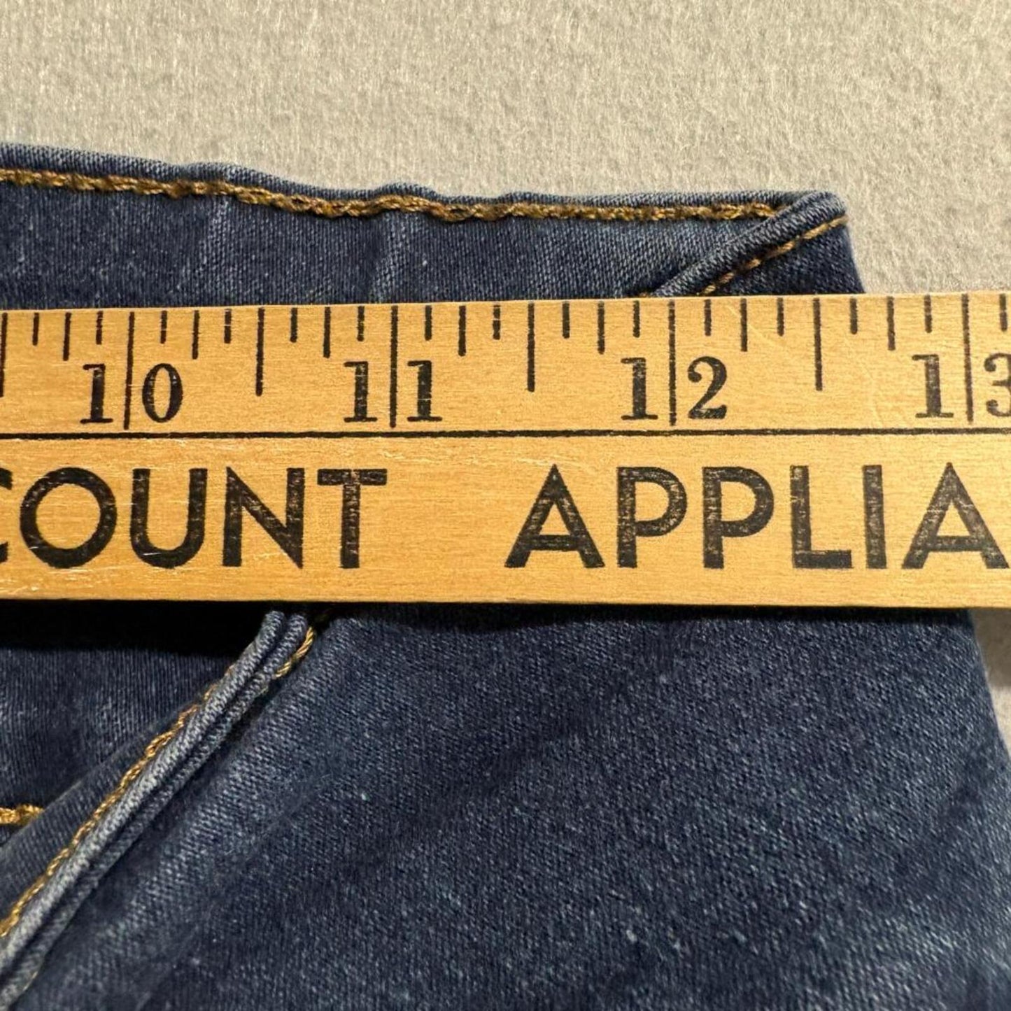 Ling Collection High Rise Skinny Jeans Womens 9/10 Dark Wash Stretch Denim Blue