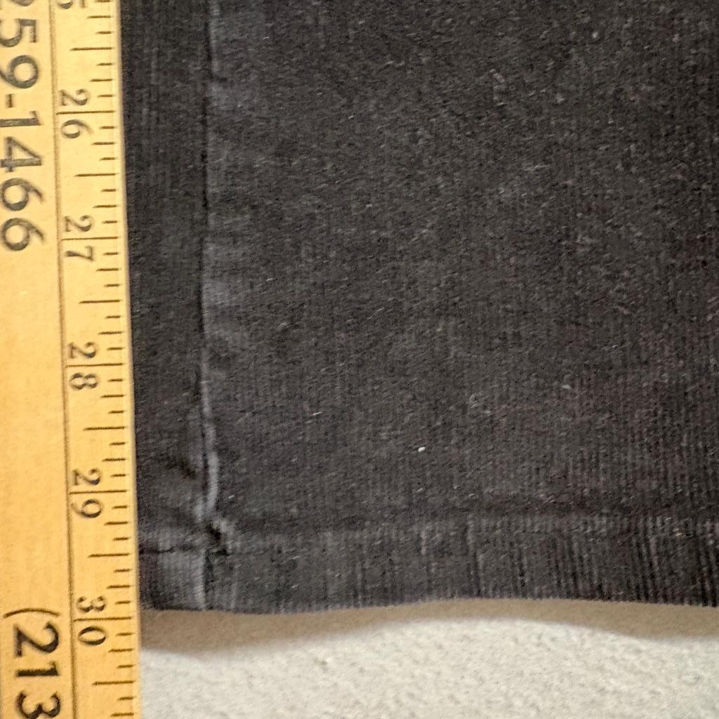 St. John's Bay Corduroy Pants Womens 8 Black Stretch Bootcut Mid Rise Cotton