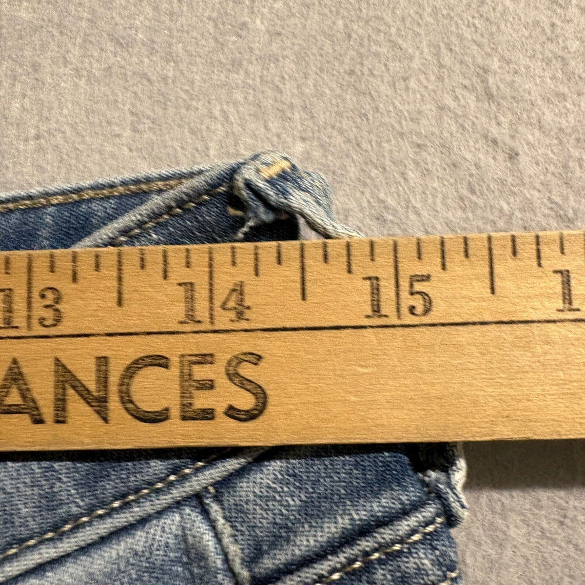 NYDJ Ami Skinny Jeans Womens Size 6 Light Wash High Rise Distressed Button Fly