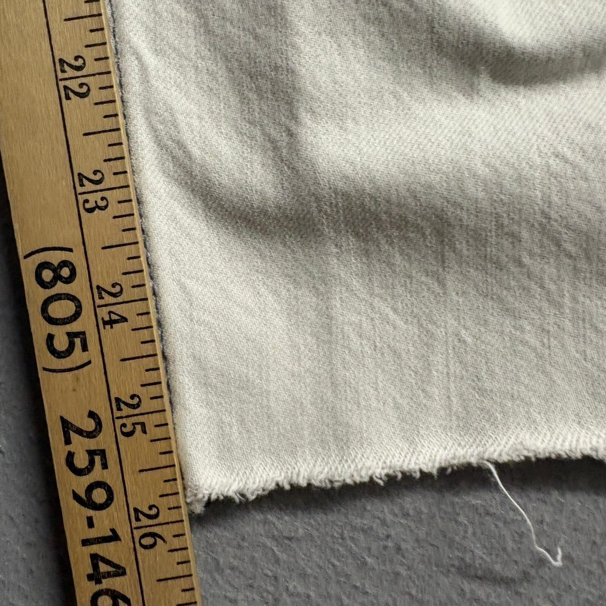 Madewell Tapered Wide Leg Jeans Womens 30 Off White Raw Hem 100% Cotton Denim
