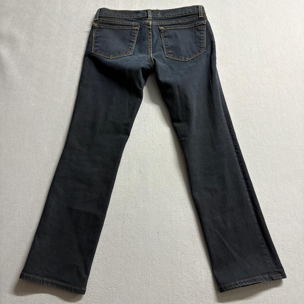 J Brand 914 Black Straight Leg Jeans Womens Size 29 Dark Wash Cotton Blend