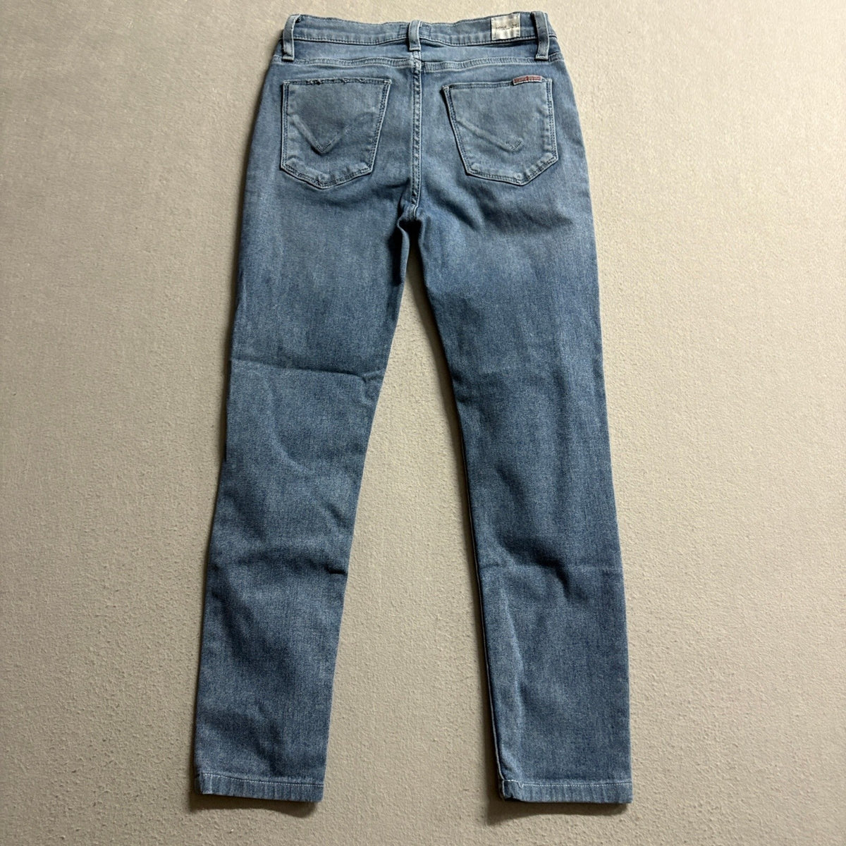 Hudson Natalie Midrise Super Skinny Jeans Womens Size 25 Blue Denim Stretch