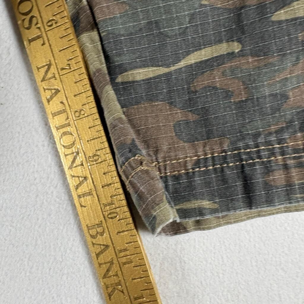 Mossimo Supply Co Mens Cargo Shorts Size 30 Camo Green Brown Ripstop Cotton