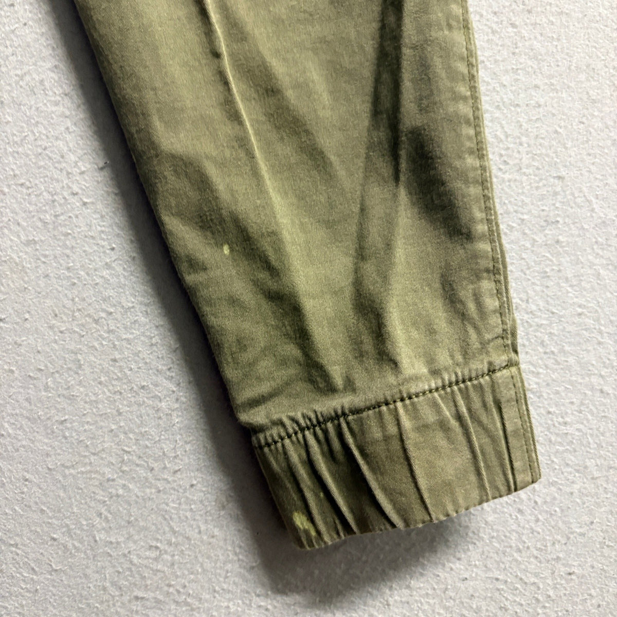 Hollister Advanced Stretch Skinny Jogger Pants Mens XS Olive Green Moto Utility