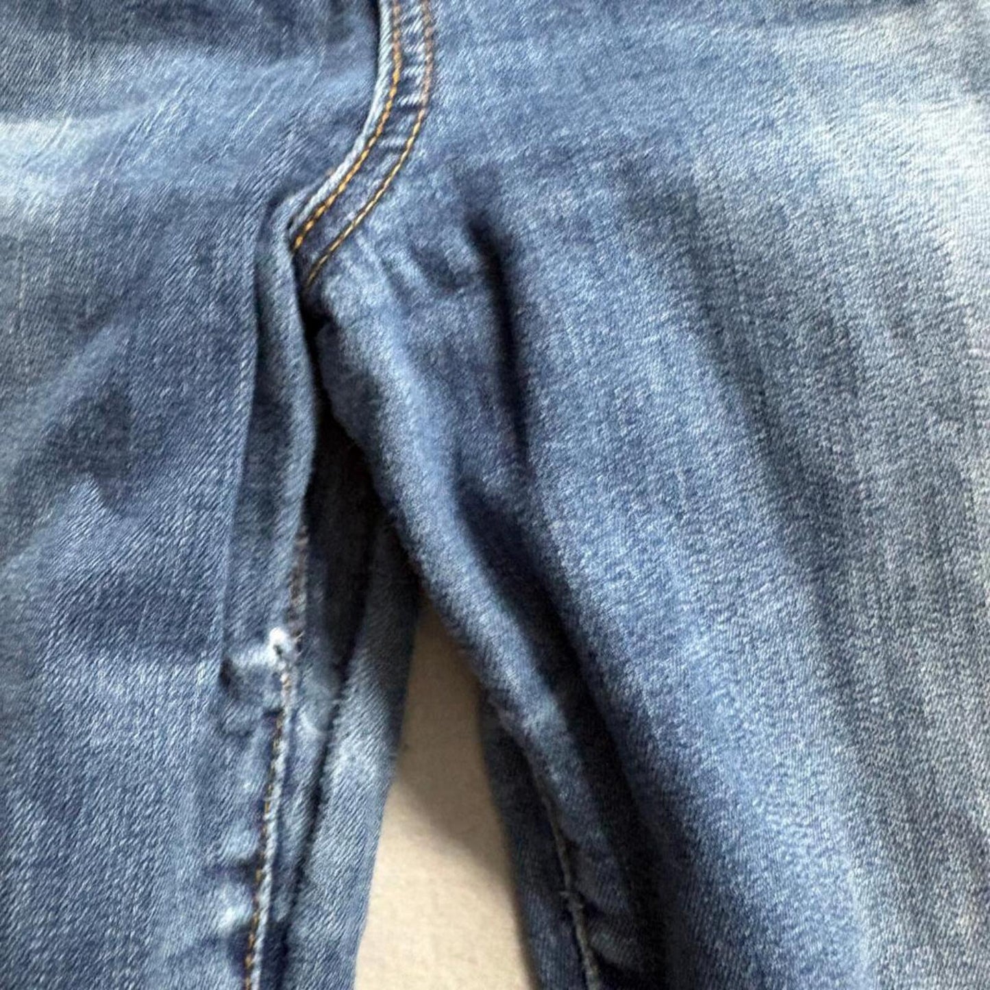 Kut from the Kloth Baby Bootcut Jeans Womens 14S Blue Denim Stretch Flawed