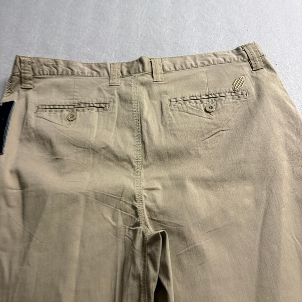West Marine Harbor Pant Mens 38 Driftwood Khaki Cotton Blend Stretch Chino Pants