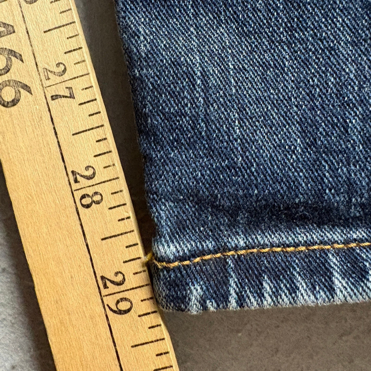 Wrangler Premium Quality Mens Straight Fit Blue Denim Jeans 38 x 30 Stretch