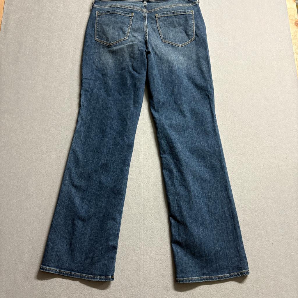 Eddie Bauer Revival High Rise Bootcut Jeans Womens 12 Blue Stretch Denim