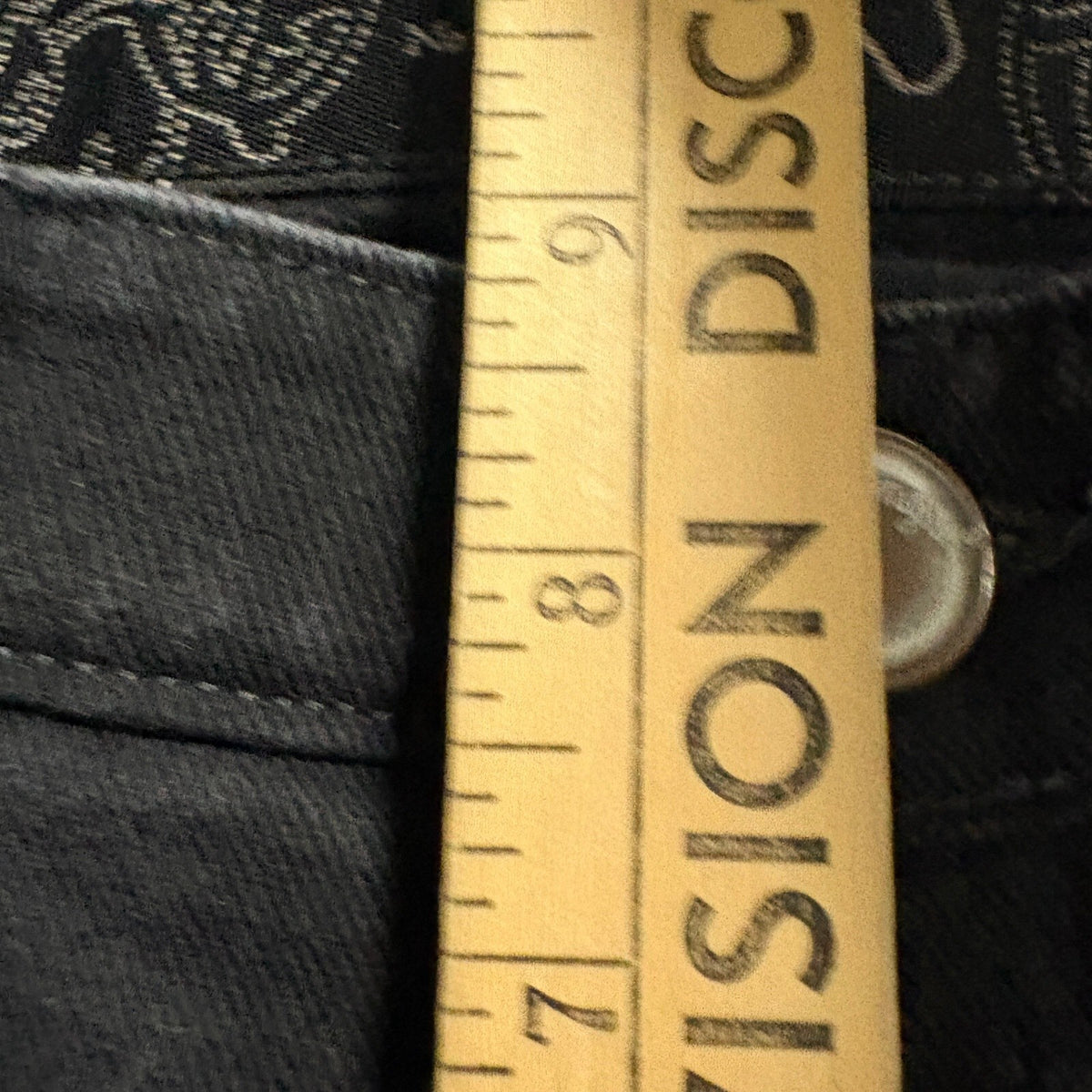 Wrangler Q-Baby Ultimate Riding Jeans Womens 7/8x36 Black No Gap Waistband