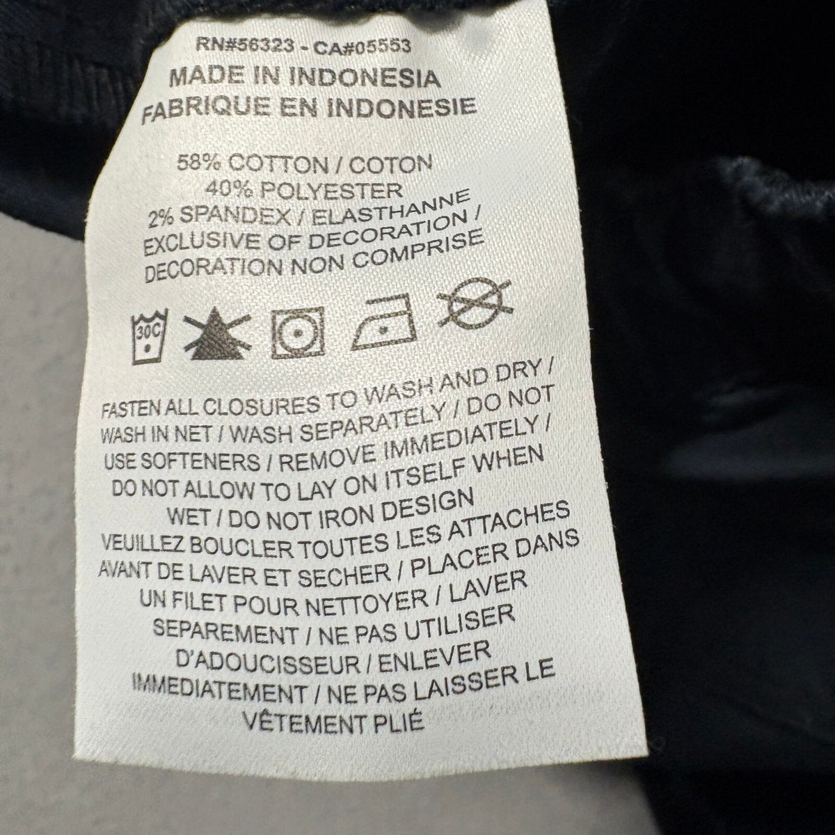 Jordan Brand Mens Cargo Pants Medium Black Cotton Blend Elastic Waist Drawstring