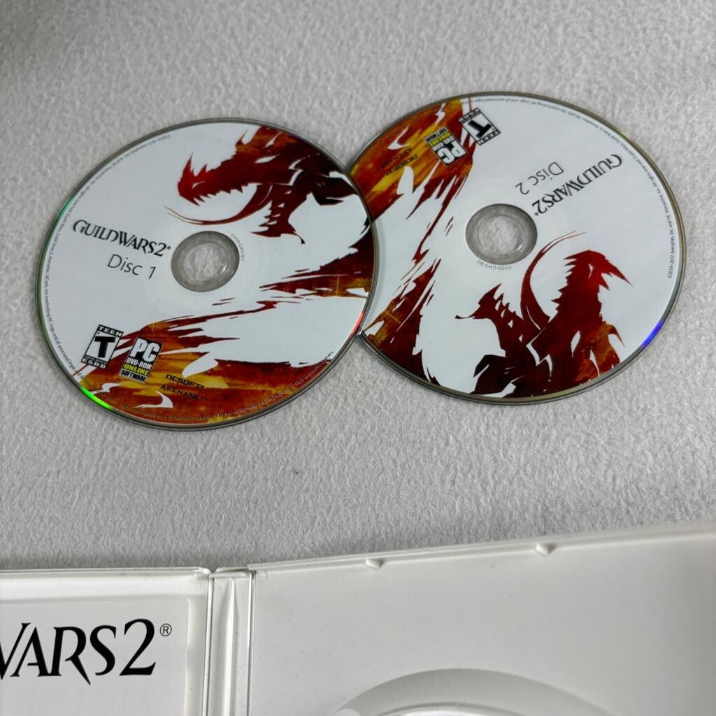 Guild Wars 2 PC Game 2012 Complete with Serial Code Key 2-Disc Set NCSoft