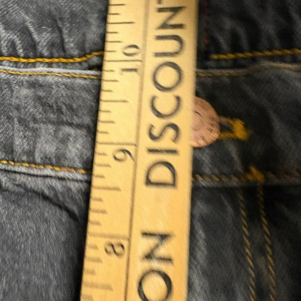 BDG Urban Outfitters Flare Jeans Womens 32 Gray Faded Denim Mid Rise Wide Leg