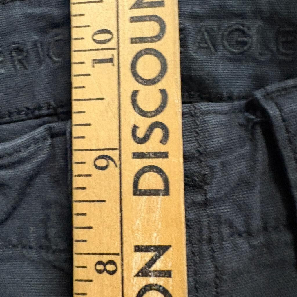 American Eagle Outfitters Cargo Pants Women 0 Regular Gray Stretch High Rise