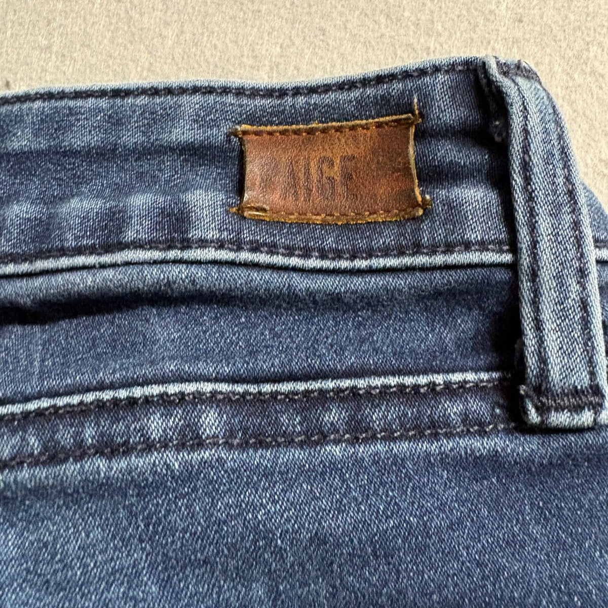 Paige Verdugo Ankle Jeans Womens 27 Blue Denim Skinny Stretch Made in USA