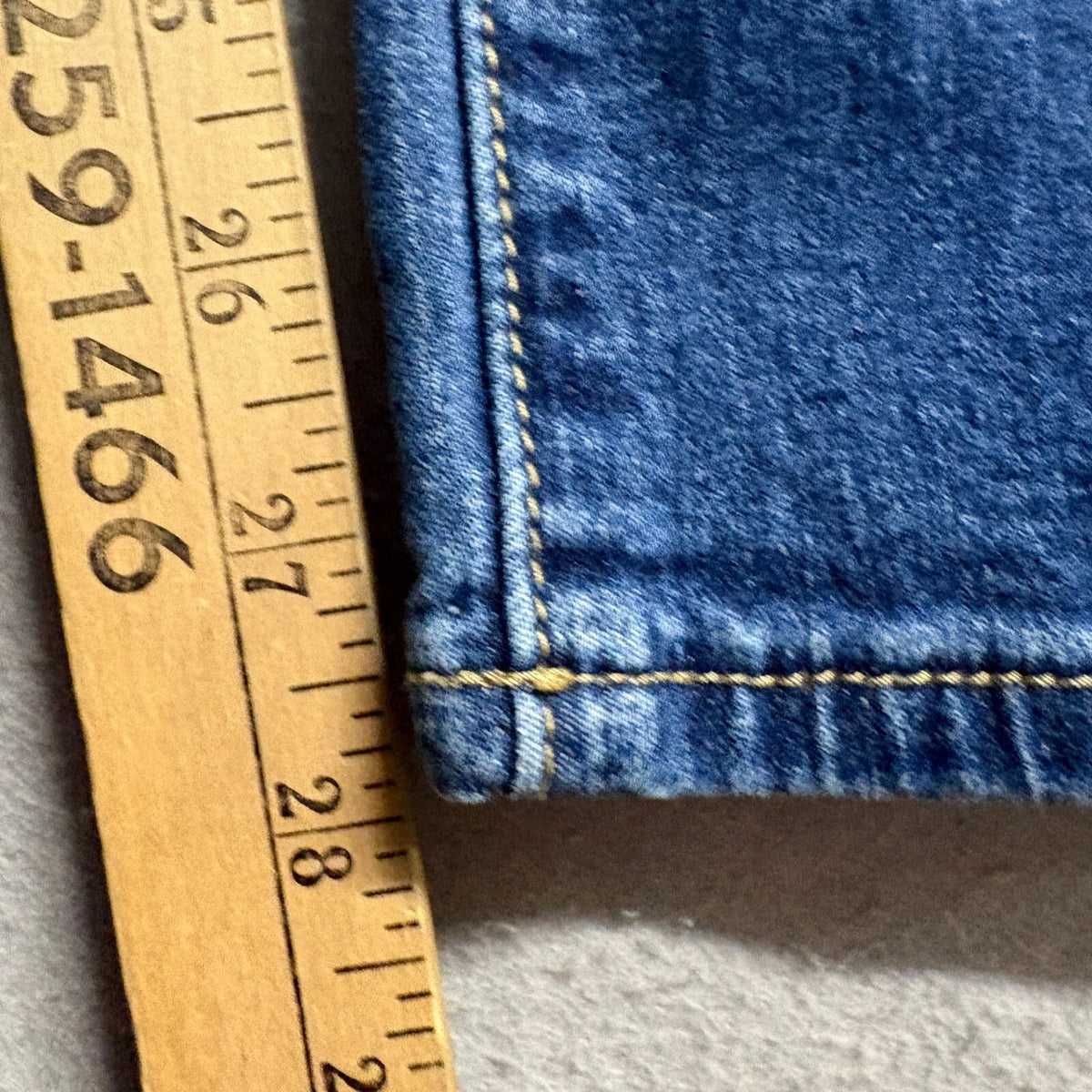 Resfeber New York Collection Womens Distressed Skinny Jeans Size 10 Blue Stretch - Photo 7