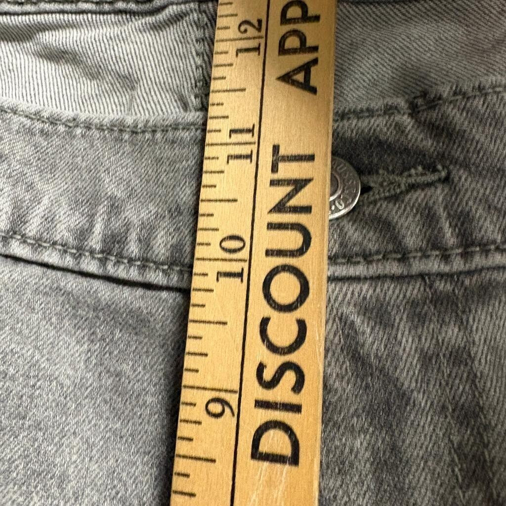 Levis 541 Athletic Taper Jeans Mens 40x32 Gray Distressed Ripped Denim