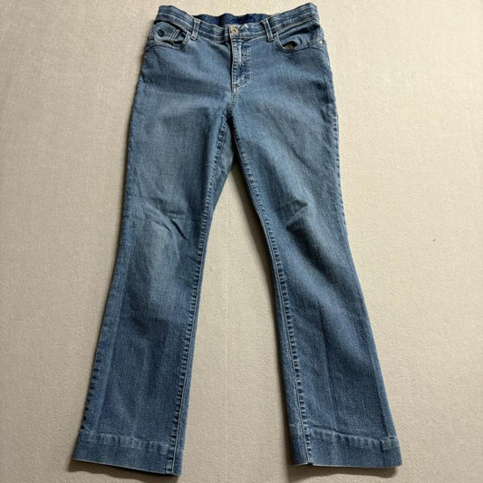 Gloria Vanderbilt Amanda Jeans Womens Size 10 Blue Denim Bootcut Stretch