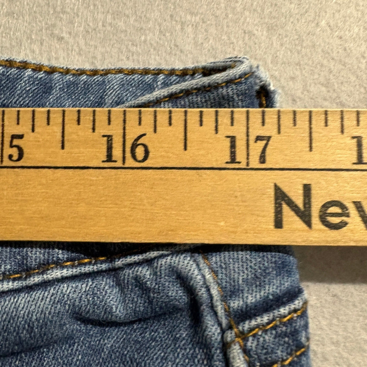 Kut from the Kloth Jeans Womens 14 Blue Denim Straight Leg Stretch SP094MJ6