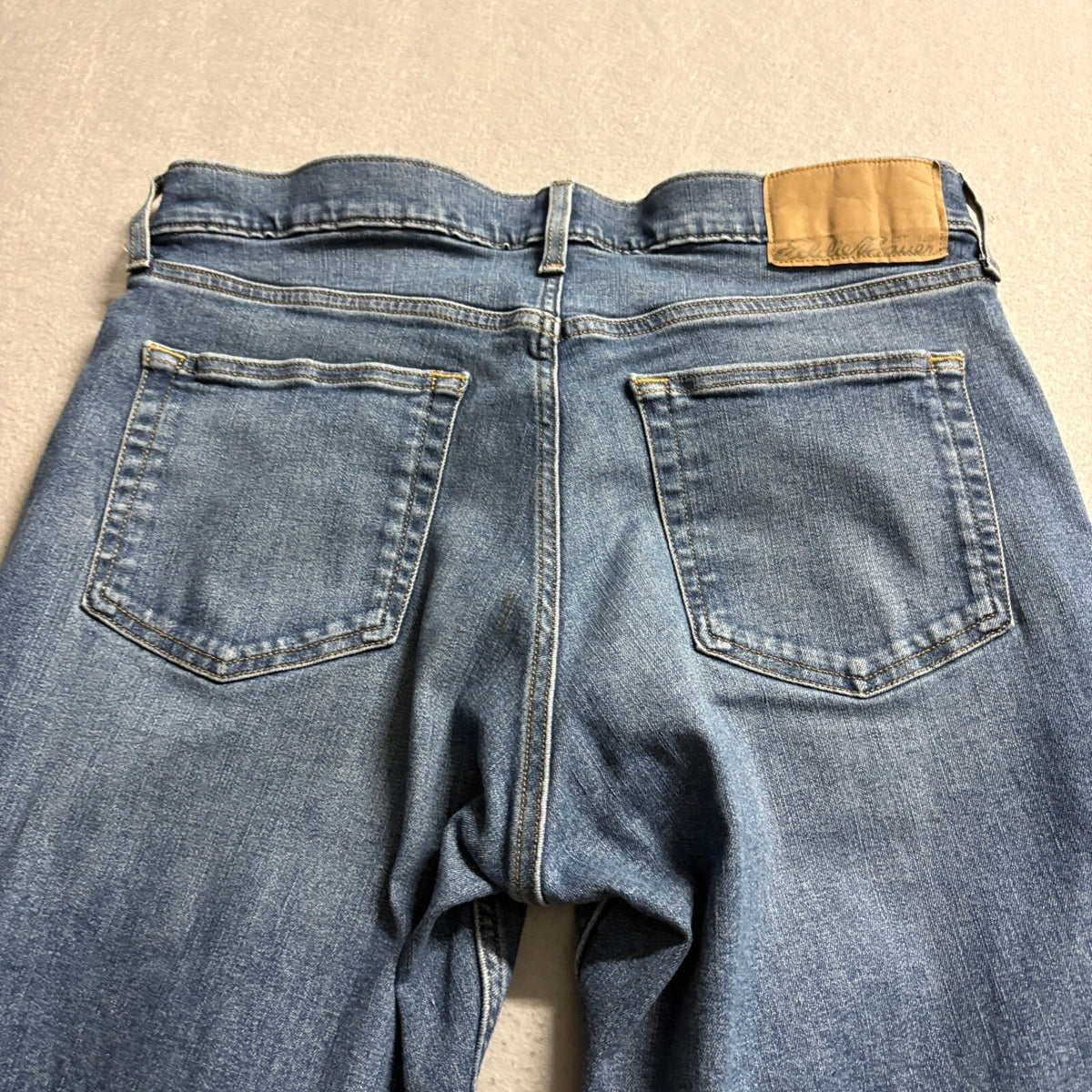 Eddie Bauer Mens Straight Fit Denim Jeans Blue Stretch 34x32 Actual 33x29 - Photo 14