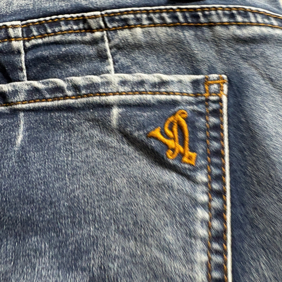 VIP Jeans Womens Size 11 Cargo Jogger Jeans Blue Denim Elastic Cuffs Stretch