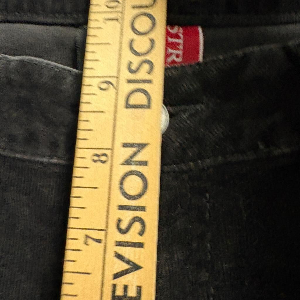 Jag Jeans Corduroy Pants Womens Size 8 Black Stretch Bootcut Mid Rise Comfort