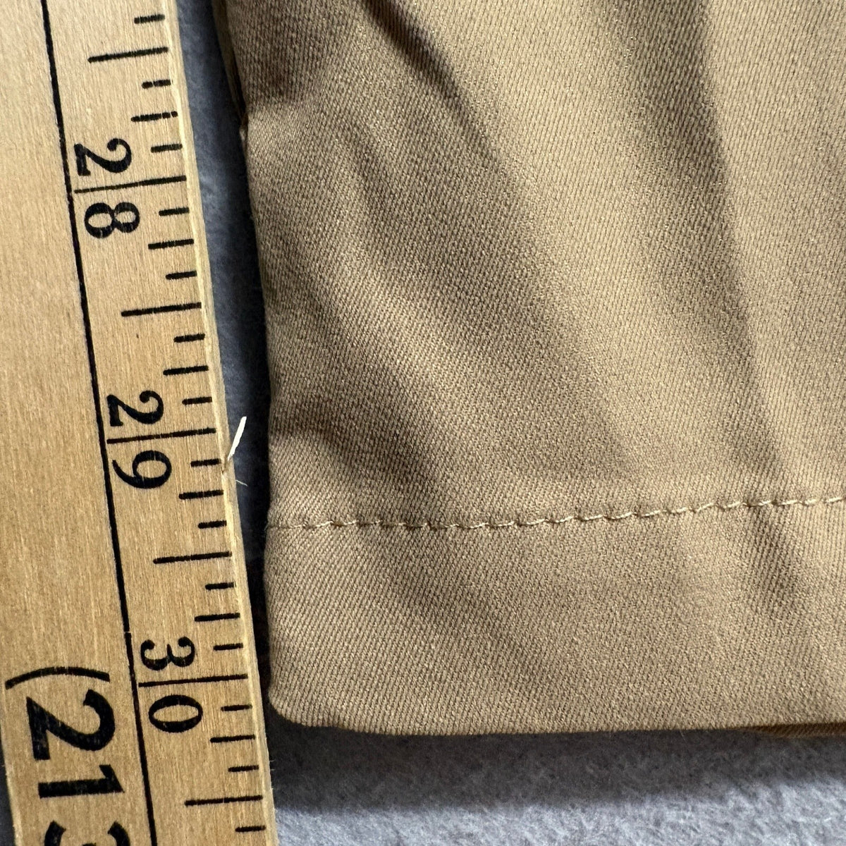 Manfinity Cargo Pants Mens Medium Brown Tan Sailor Button Front Utility Pockets