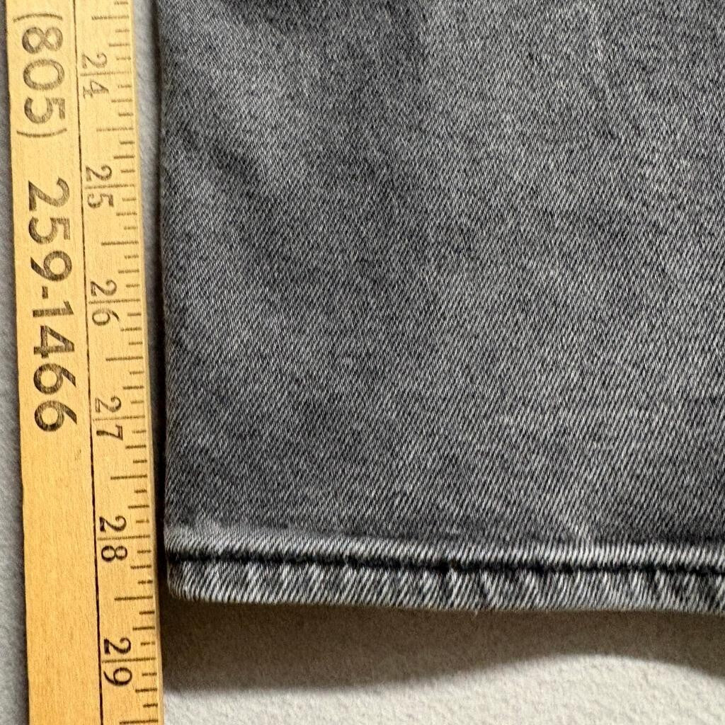 Hollister Ultra High Rise Dad Jeans Womens 1R W25 L31 Black Seam Detail Denim