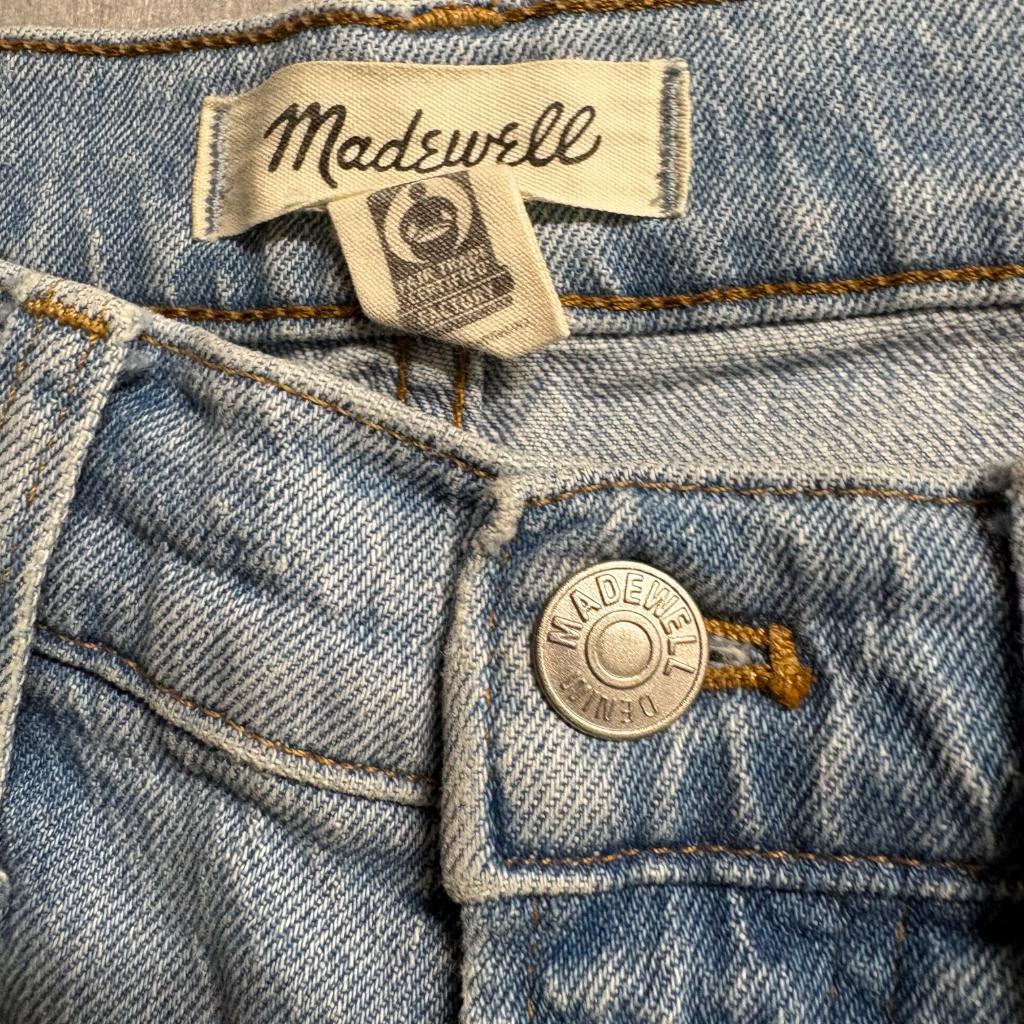 Madewell The Perfect Vintage Jean Womens 25 Light Wash High Rise Denim