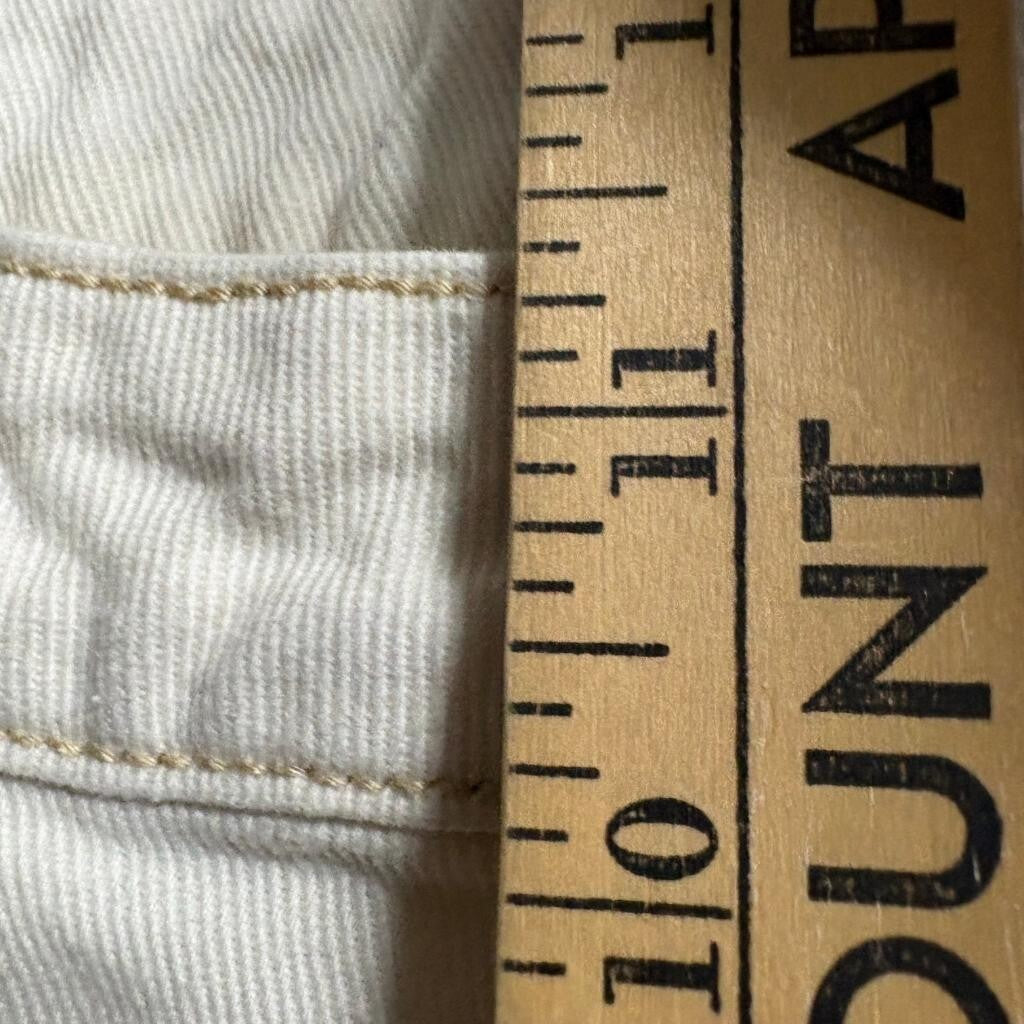 H&M Divided Women's Beige Denim Cargo Pants Size 4 Wide Leg Utility Y2K Gorpcore
