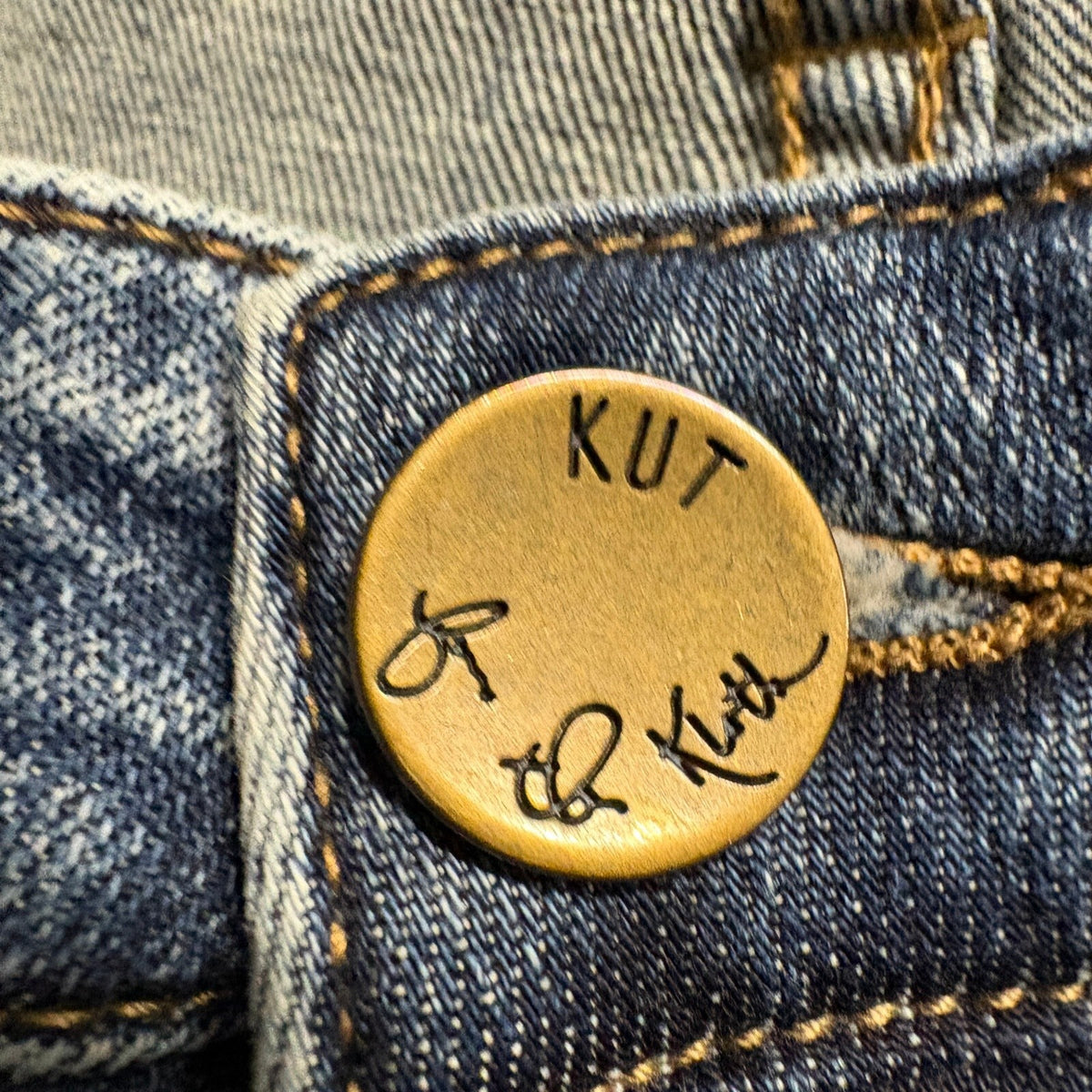 KUT from the Kloth Catherine Boyfriend Jeans Womens 12 Distressed Medium Wash