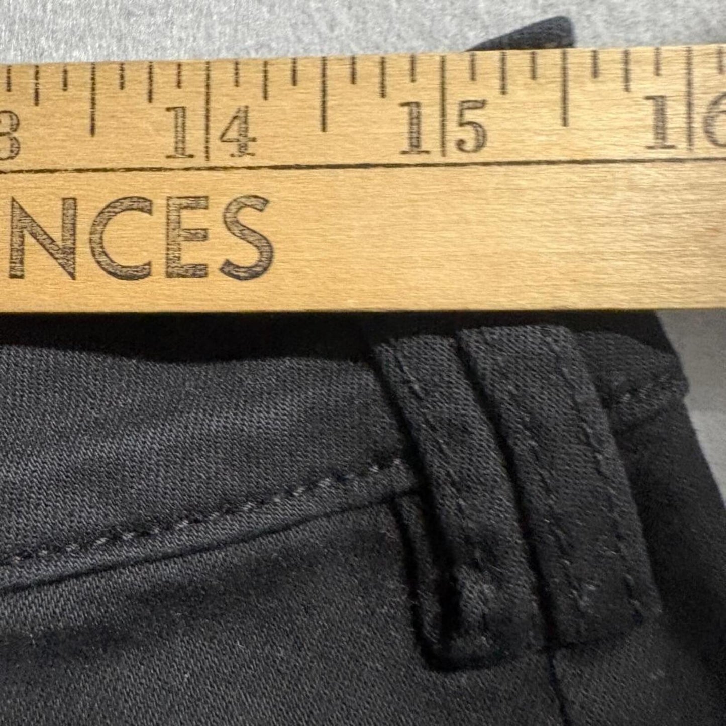 Fashion Nova Mens Cargo Jogger Pants Large Black Ankle Zip Stretch Cotton Blend