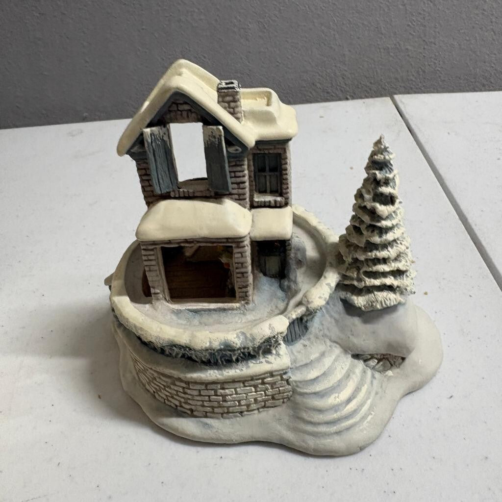 Goebel Olszewski Up To The House Top Miniature Figurine 1st Ed 63-1461 Boxed
