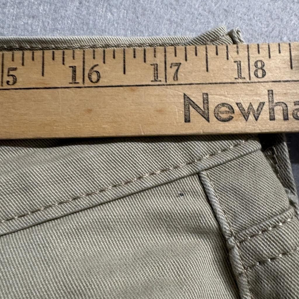 Levi's 514 Straight Fit Pants Mens 34x34 Khaki Tan Cotton Blend Stretch Chino