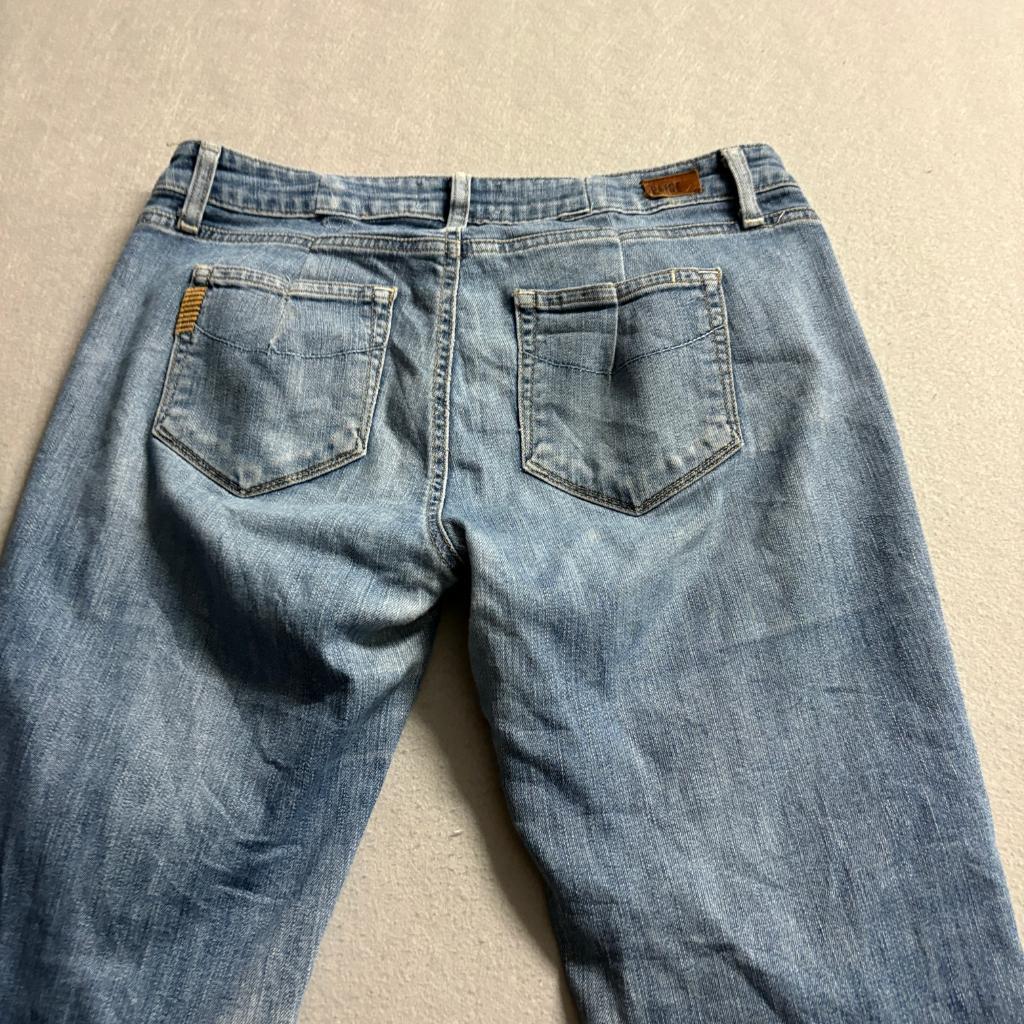 Paige Jimmy Jimmy Skinny Jeans Womens Size 28 Medium Wash Blue Denim Stretch