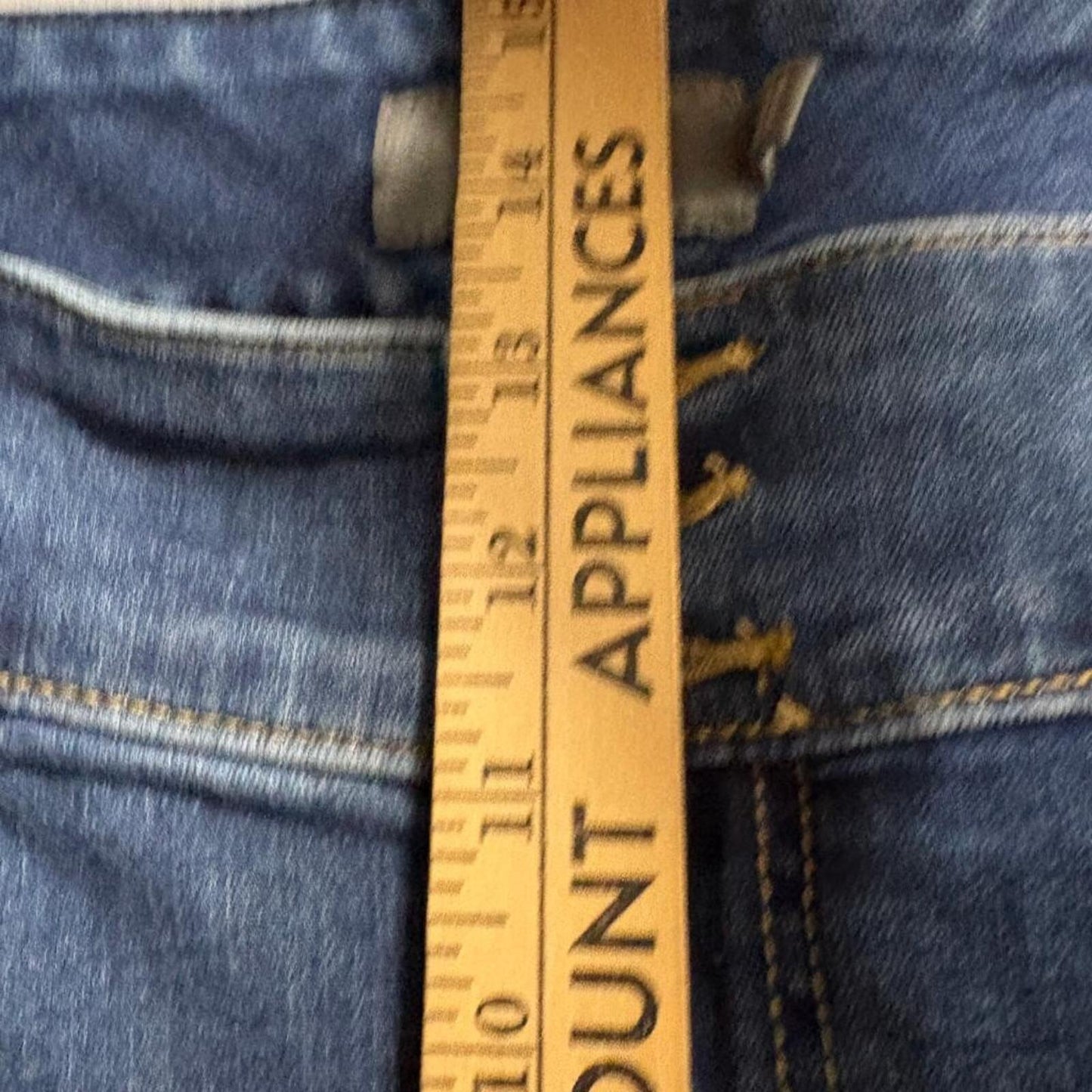 Torrid Crop Jegging Jeans Womens Plus Size 24 Blue Stretch Denim 3-Button Fly