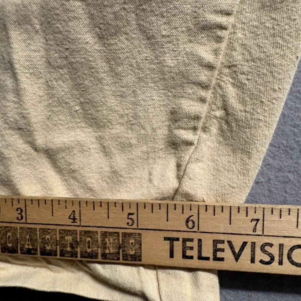Vintage Takabo Jeans Womens 9 Beige Cotton High Rise Pleated Mom Tapered Leg