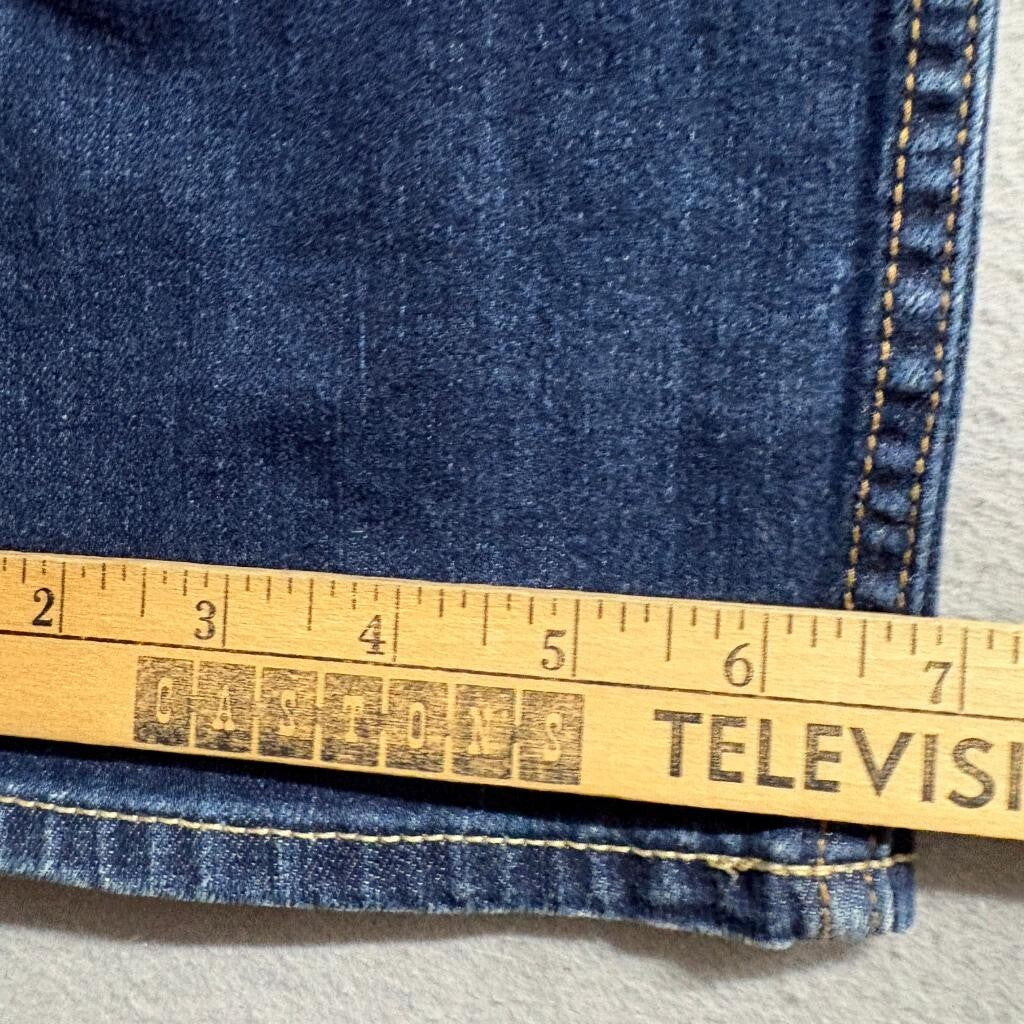 Arizona Jean Co Super Skinny Jeans Womens 17 Short Blue Denim Stretch