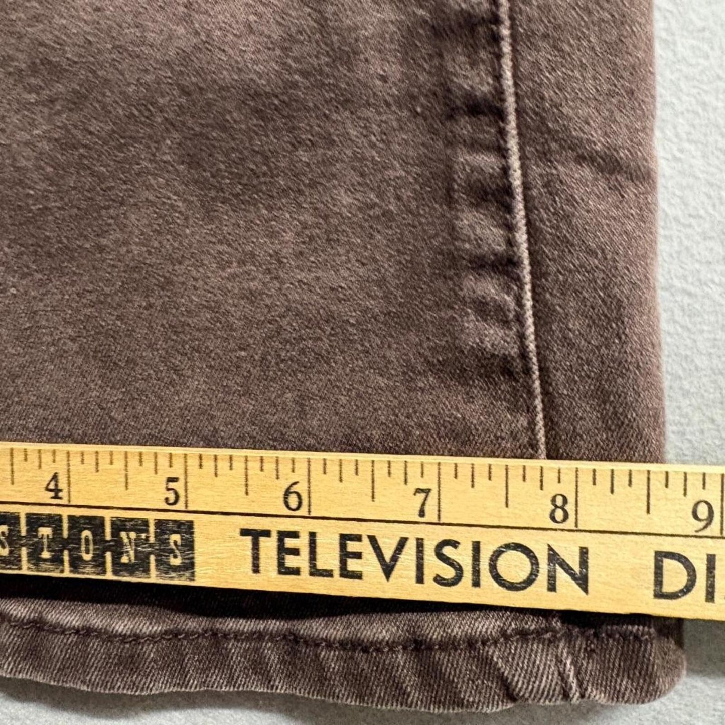 VIP Jeans Womens Size 13/31 Brown Flare Stretch Denim Pants High Rise Y2K Style