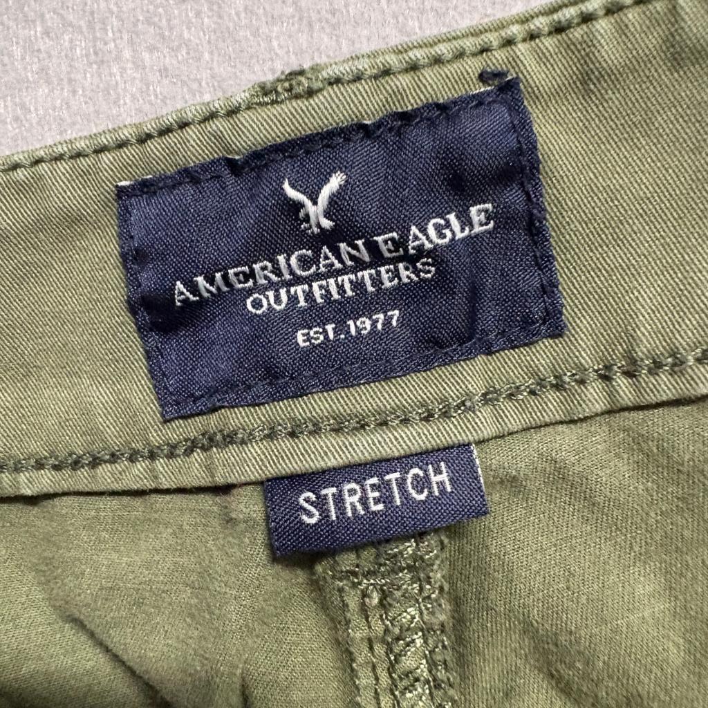 American Eagle Outfitters Womens Pants Size 6 Green Cotton Stretch Jogger