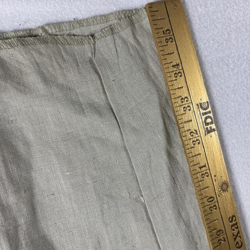 TA2 Collection Mens Linen Pants Size 46 Beige Pleated Front Made in USA Vintage